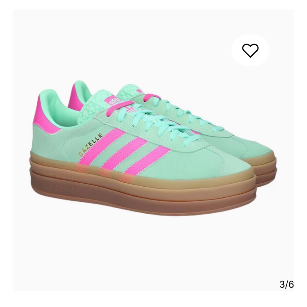 adidas Gazelle Bold 'Pulse Mint Screaming Pink'